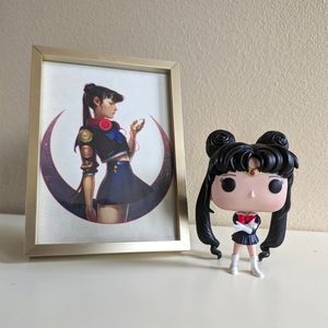 SOLD Custom Sailor Moon Funko Pop and Print